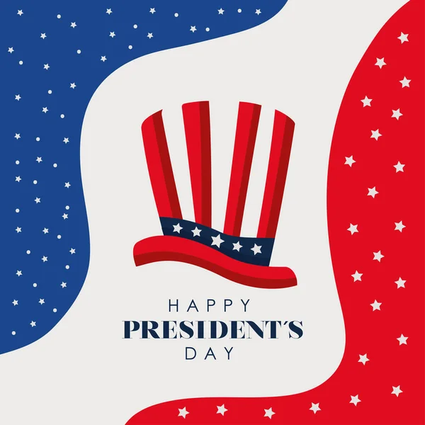 Affiche de la journée des présidents — Image vectorielle