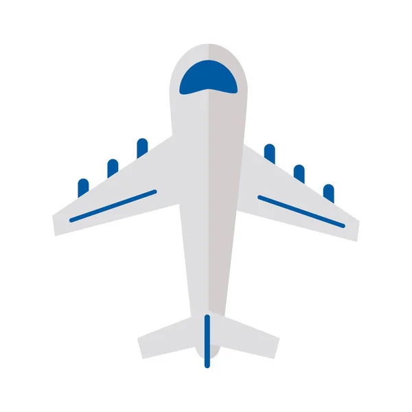 Letadlo létající airview — Stockový vektor