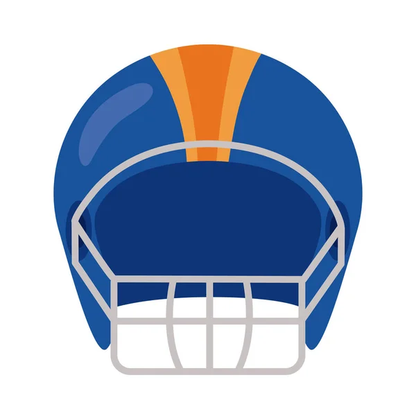 蓝美式橄榄球头盔 — 图库矢量图片