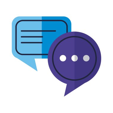 Konuşma baloncukları iletiler