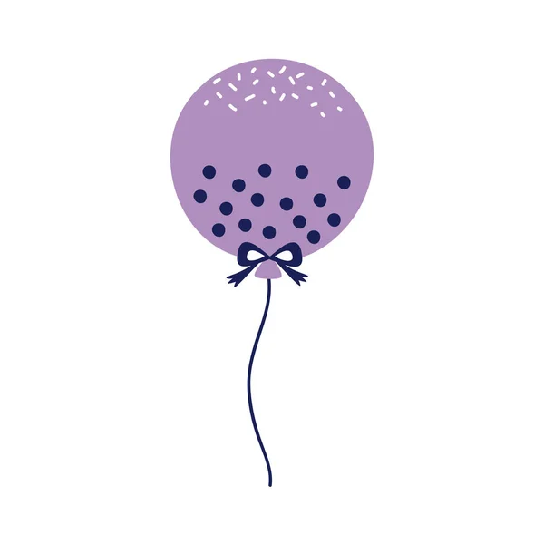 Helio globo lila — Archivo Imágenes Vectoriales