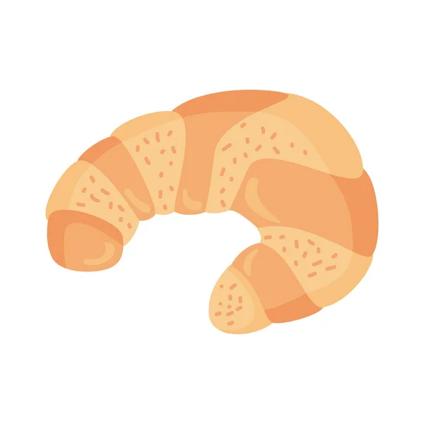 Fresh croissant bread — Stock Vector