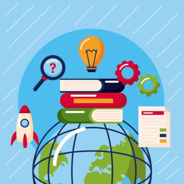 Bilgi simgeleriyle dünya