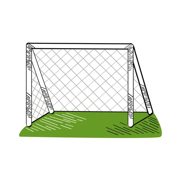 Fußball-Bogensport — Stockvektor