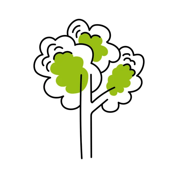 Οικολογία πράσινο δέντρο — Διανυσματικό Αρχείο