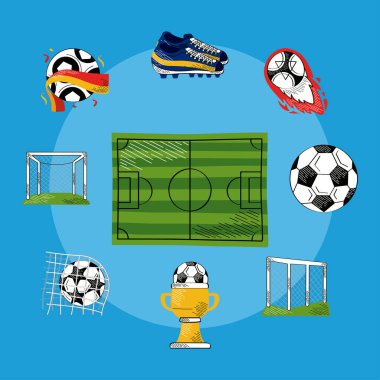 futbol dokuz simgesi