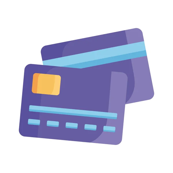 Cartões de crédito bancário —  Vetores de Stock