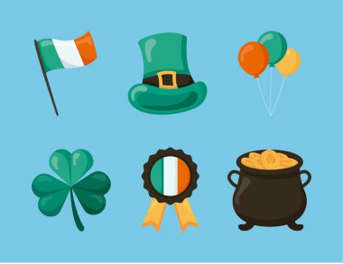 St Patricks Günü Icons set