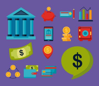 13 bankacılık para simgesi