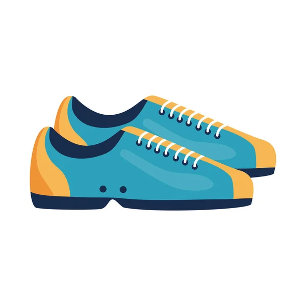 Boliche sapatos desportivos — Vetor de Stock