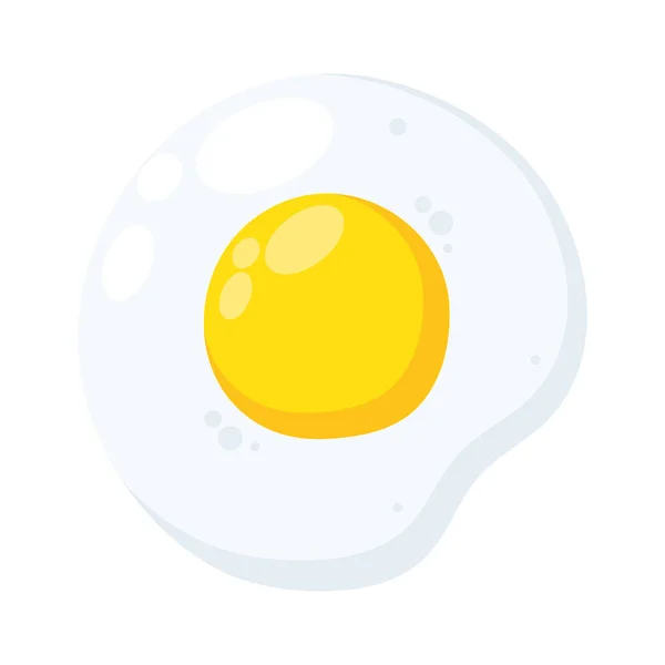 Вкусная яичница — стоковый вектор