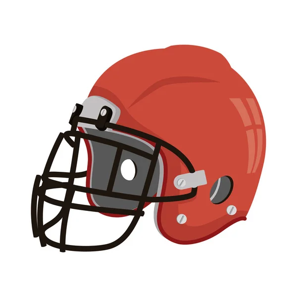 American football helmet equipment — Stock Vector