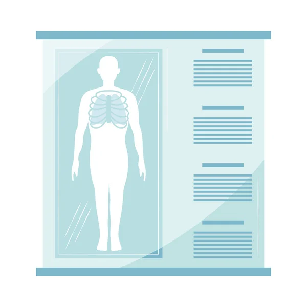Σώμα ανθρώπινη ιατρική infographic — Διανυσματικό Αρχείο