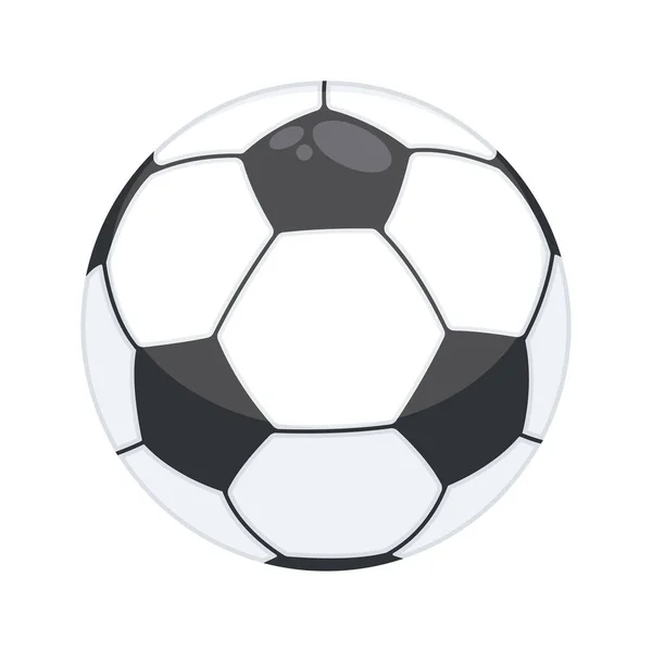 Équipement ballon de sport de football — Image vectorielle