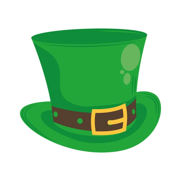 Leprechaun chapeau vert — Image vectorielle