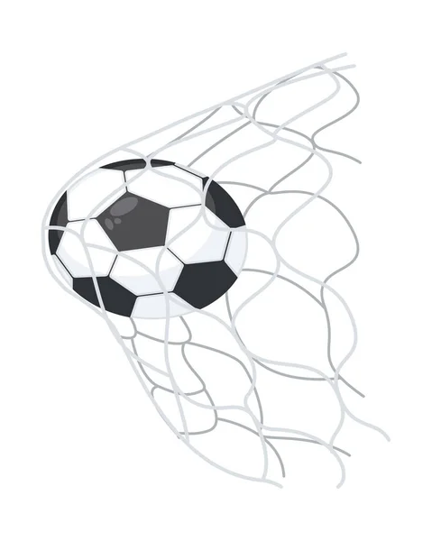 Futbol sporu hedefi — Stok Vektör