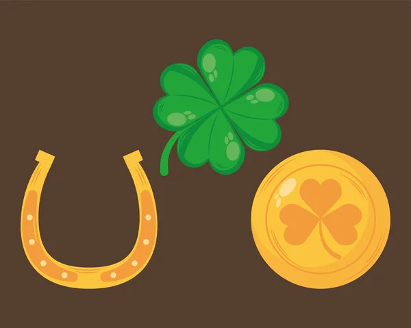 San Patricks Day icone — Vettoriale Stock