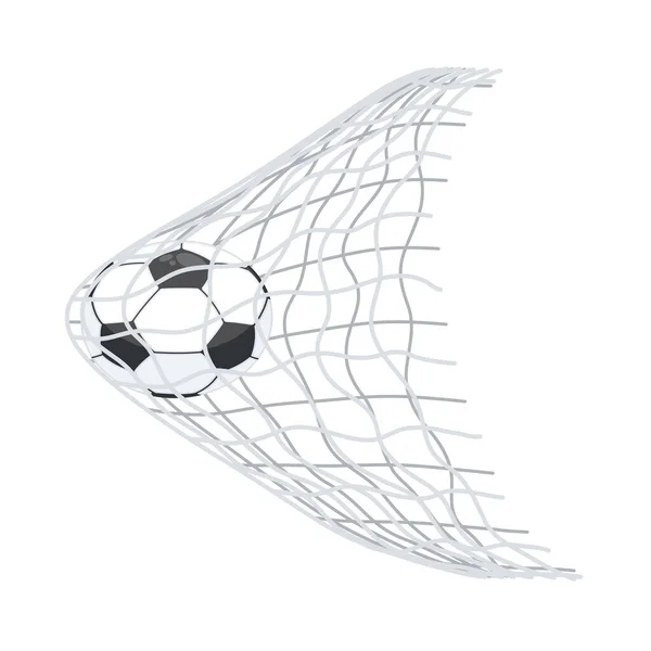 Football soccer sport goal — Stock Vector