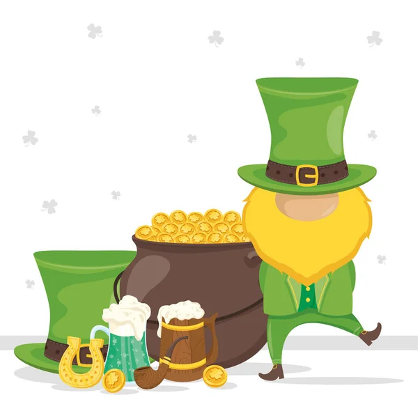 St patricks dia festivo — Vetor de Stock