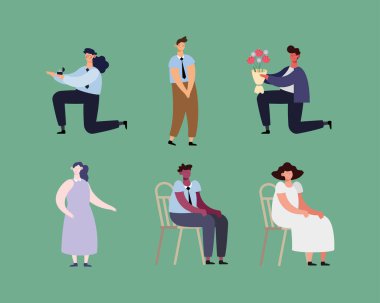 Evlenme teklifi 6 sevgili