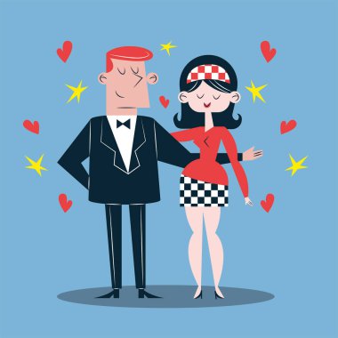 Genç aşıklar çift