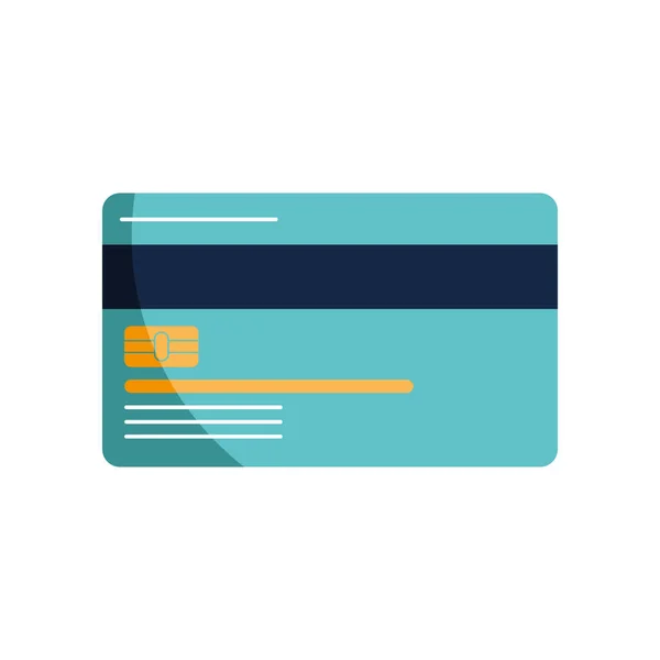 Credit card blue — Stock Vector