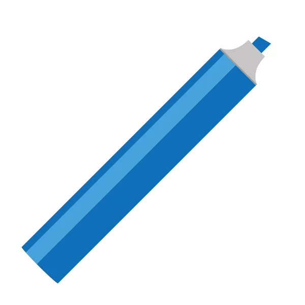 Approvisionnement marqueur bleu — Image vectorielle