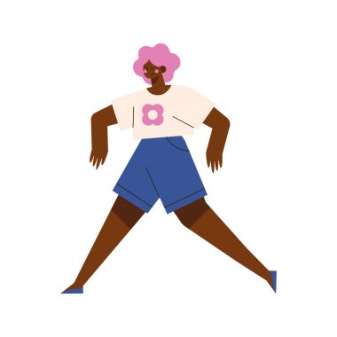 Afro kadın karakteri