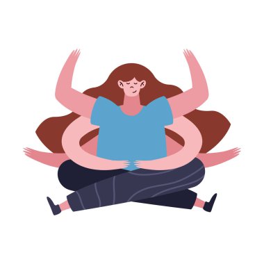 Birden fazla işi olan kadın