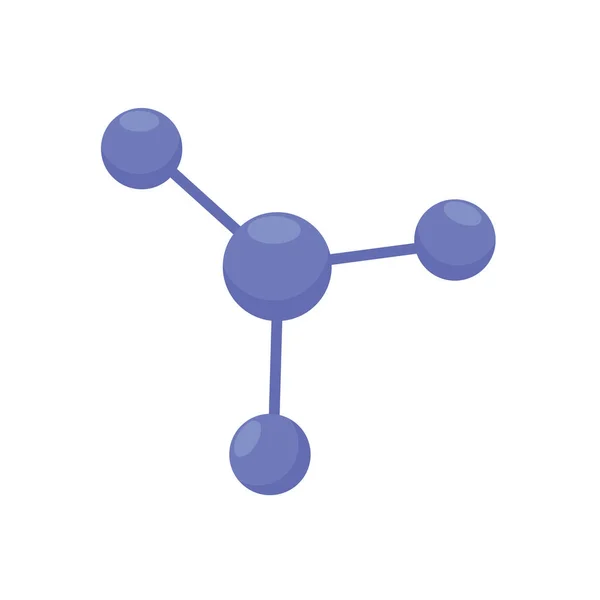 Estructura de la molécula — Vector de stock