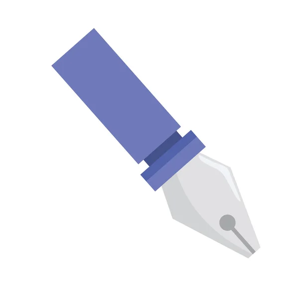 Карандаш с перьевой ручкой — стоковый вектор