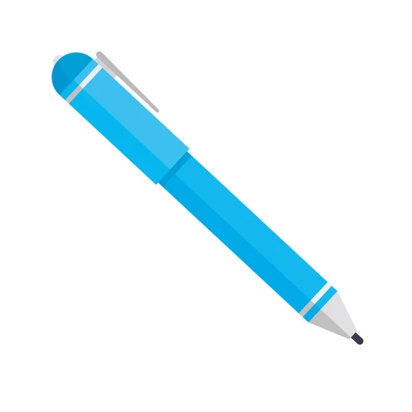 Modré pero inkoust — Stockový vektor