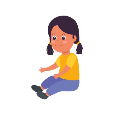 Ayakta duran tatlı kız