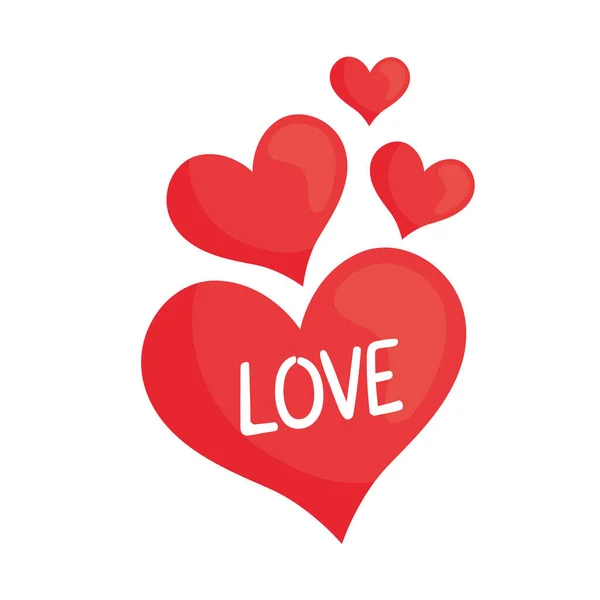 Coeur mignon amour — Image vectorielle