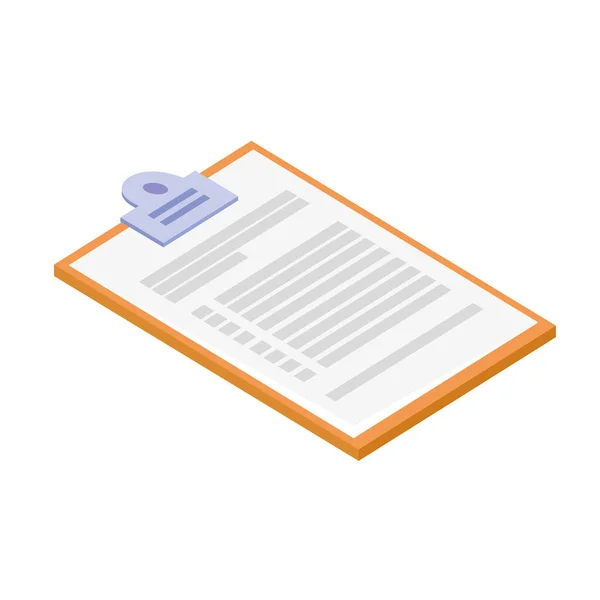 Papír na dokumenty schránky — Stockový vektor