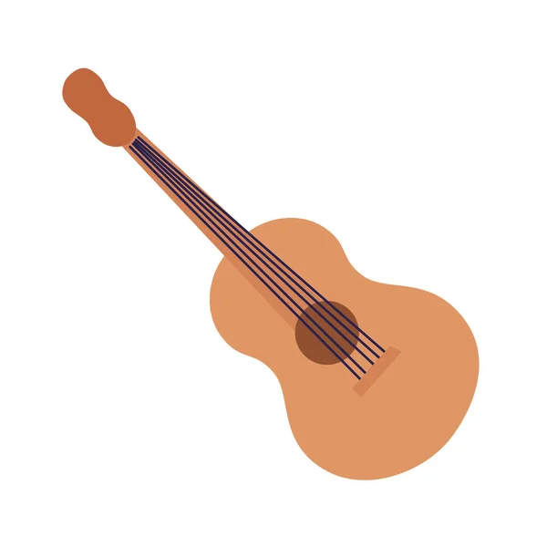 Instrumento de guitarra musical — Vetor de Stock