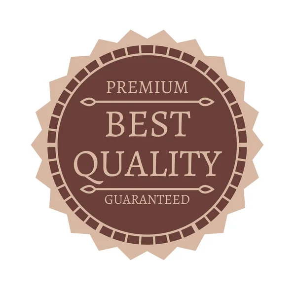 Best quality in seal — Stock Vector