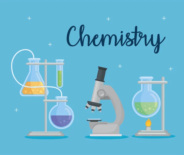 Poster di chimica — Vettoriale Stock