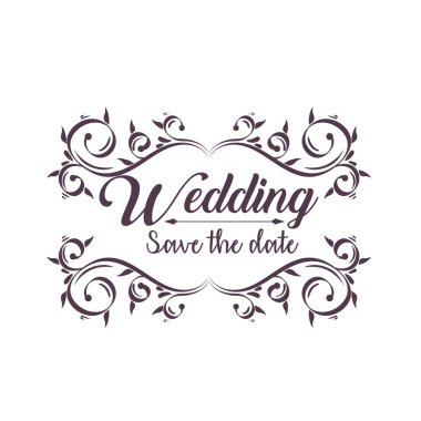 Düğün davetiyesi çerçeve