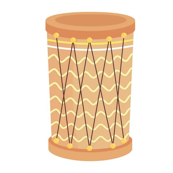 Batterie percussion instrument de musique — Image vectorielle