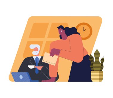 Takım çalışanı iş çifti