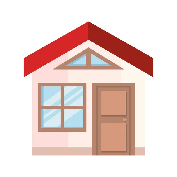 Casa casa casa fachada —  Vetores de Stock