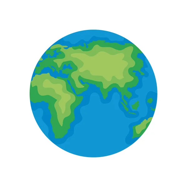 Wereld planeet aarde — Stockvector
