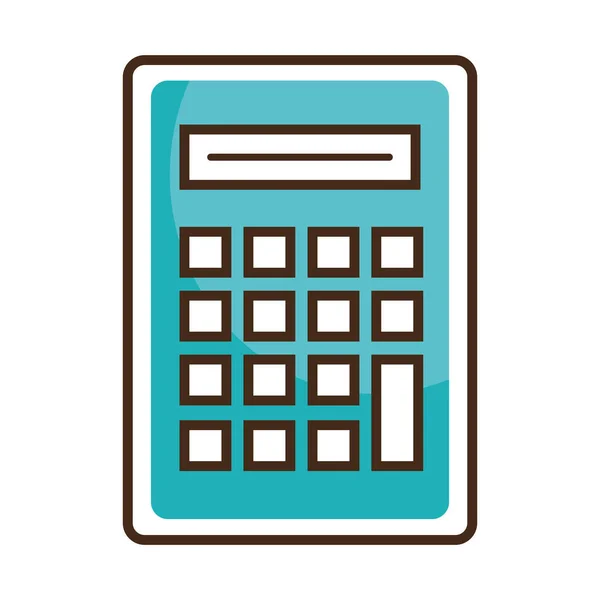 Urządzenie matematyczne kalkulatora — Wektor stockowy