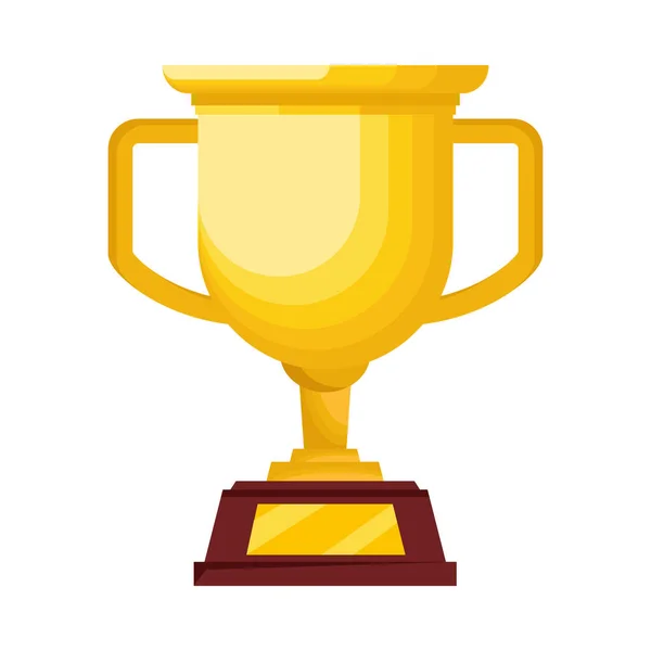 Arany trófea kupa — Stock Vector