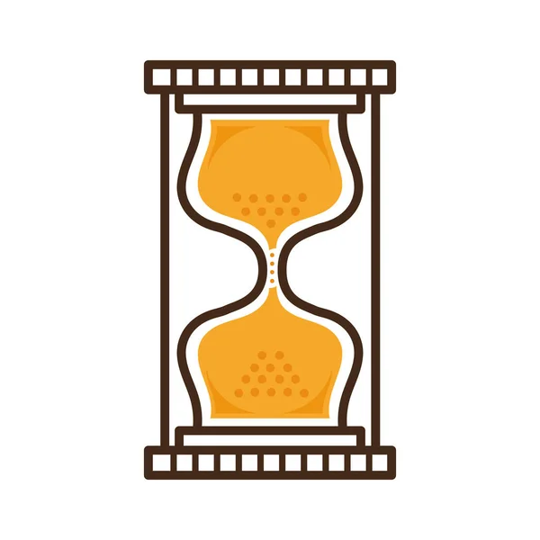 Time counter hourglass — Stock Vector