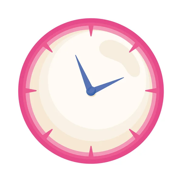 Reloj de tiempo rosa — Archivo Imágenes Vectoriales