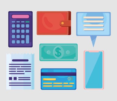 yedi bütçe yönetim simgesi