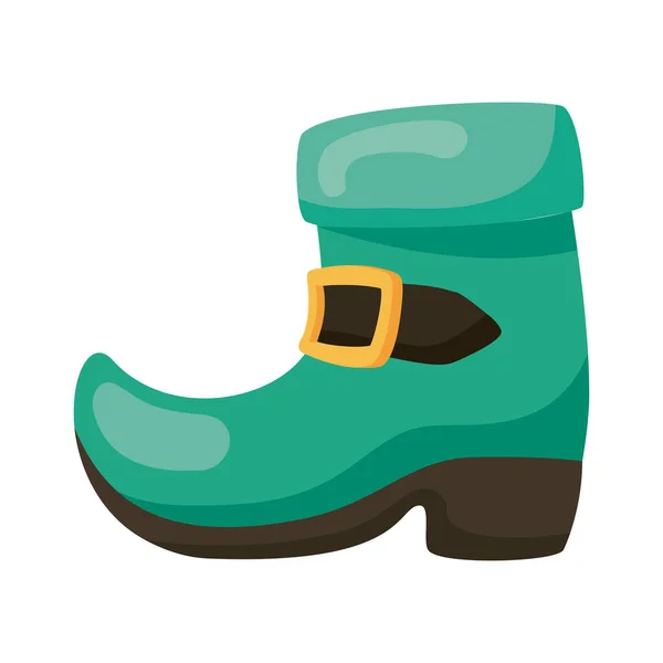 Leprechaun shoe icon — Stock Vector