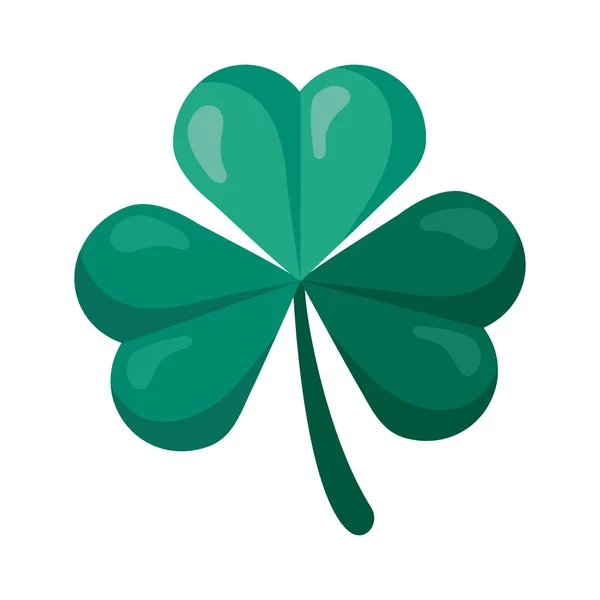 Icône feuille Shamrock — Image vectorielle